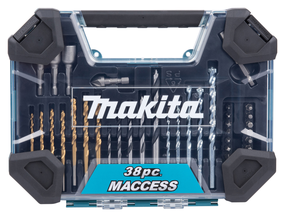 Jeu de forets et de tournevis Makita E-22573; 38 unités
