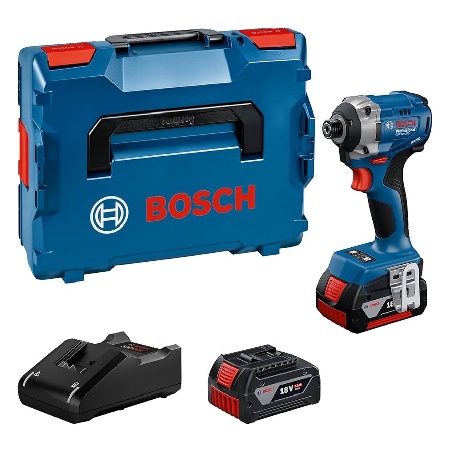 Pilote d'impact Bosch GDR 18V-215 Professional; 18 V; 2x4,0 Ah accu.