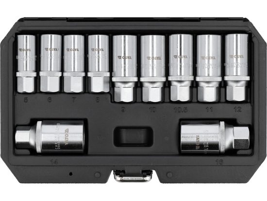 Extracteurs de vis Yato YT-06201; 3/8''; 1/2''; 11 unités