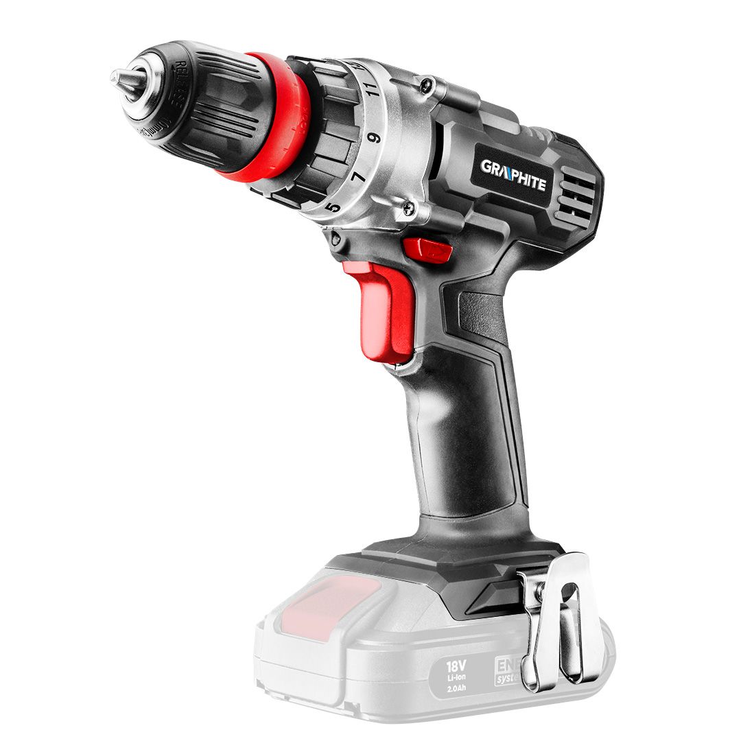 Perceuse-visseuse sans fil Graphite 58G022; 18 V (sans batterie et chargeur)