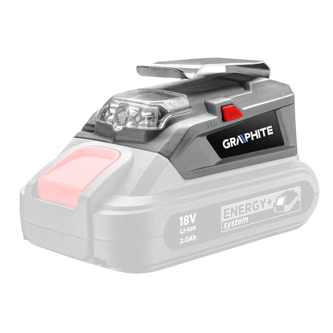 Lampe de poche sans fil Graphite 58G025; 18 V (sans batterie et chargeur)