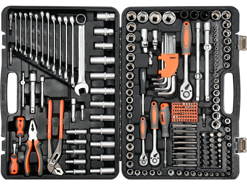 Ensemble d'outils Sthor 58693; 1/2''; 3/8''; 1/4''; 225 unités