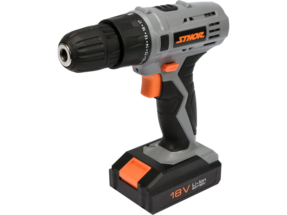 Perceuse Sthor 78983; 18 V; 1x1,3 Ah accu.