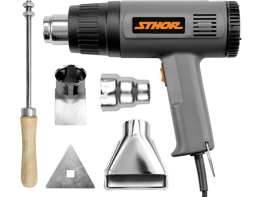 Souffleur de chaleur Sthor 79328; 1500 W + Accessoires