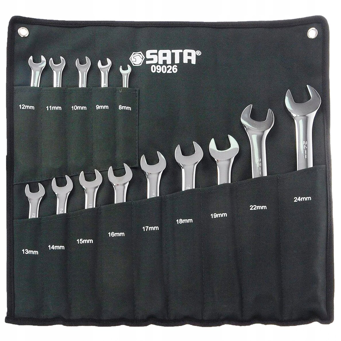 Ensemble de clés combinées Sata S09026; 8-24 mm; 14 unités