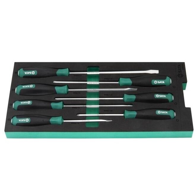 Jeu de tournevis à percussion Sata ST09919G; 7 unités