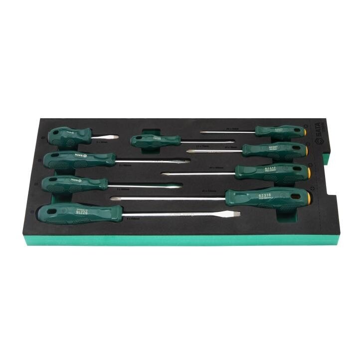 Ensemble de tournevis Sata ST09916G; 9 unités