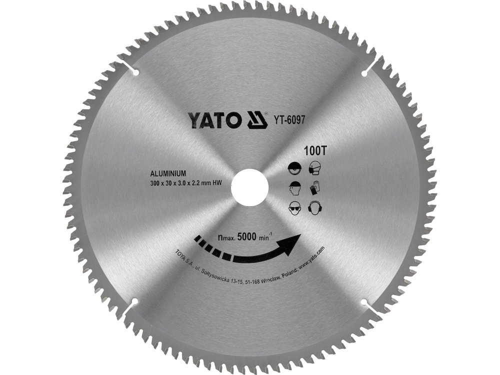 Lame de scie pour aluminium Yato YT-6097; 300 mm