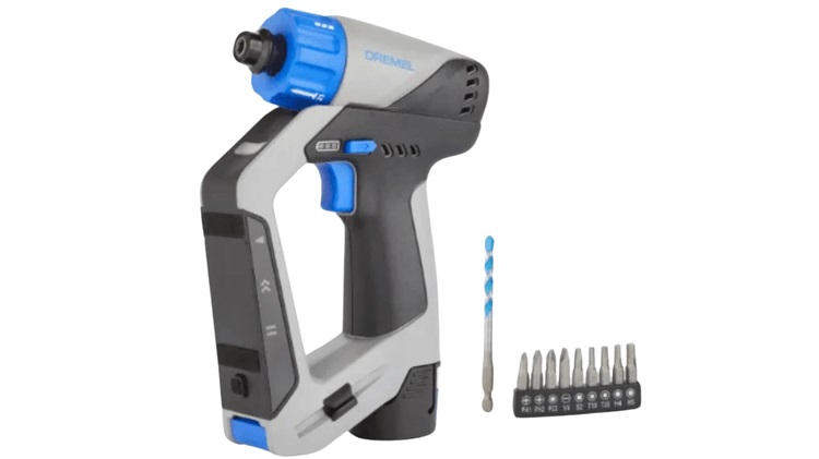 Tournevis Dremel DD12V-S1; 12 V; 1x2,0 Ah accu.