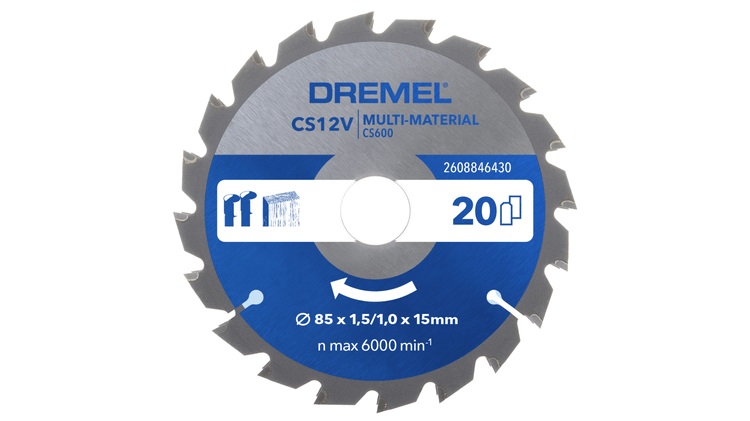 Scie circulaire Dremel CS600; 85 mm