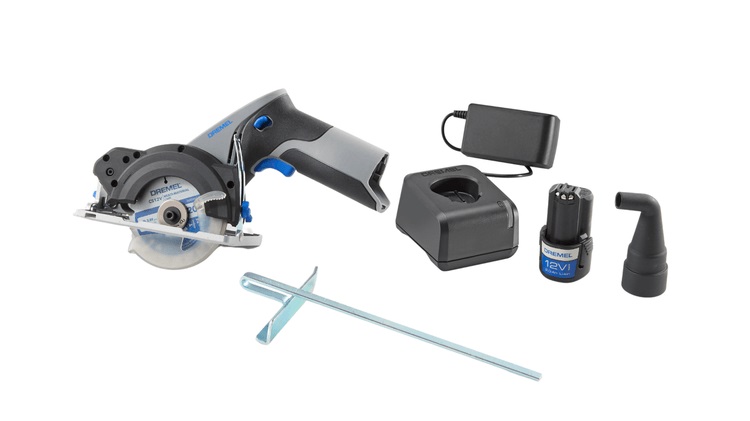 Scie circulaire sans fil Dremel CS12V-S1; 12 V; 1x2,0 Ah accu.