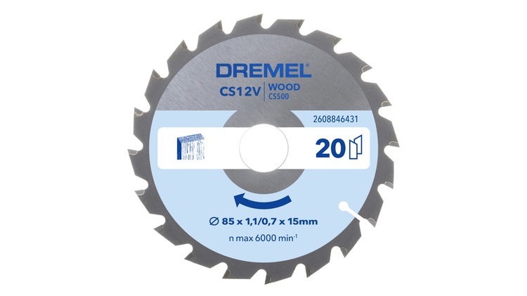 Lame de scie Dremel CS500; 85 mm