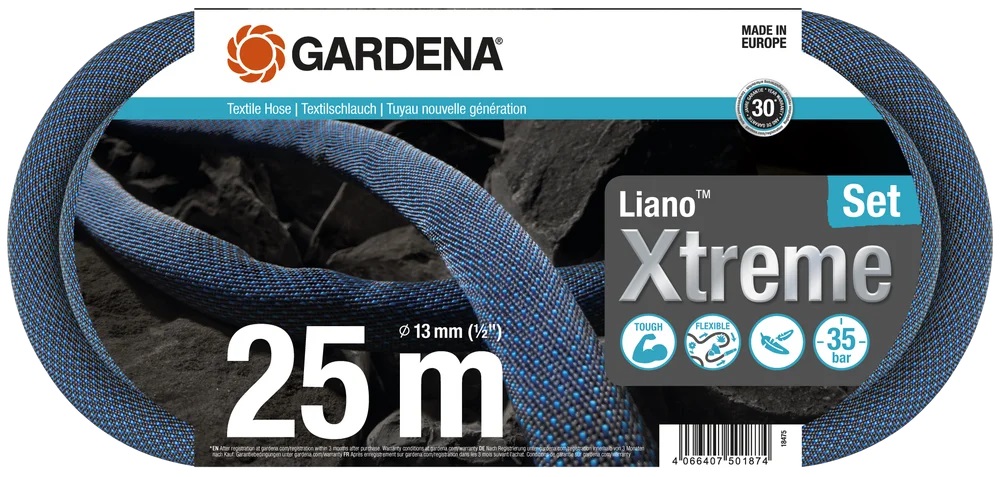 Connecteurs de tuyau Gardena 970643601; 13 mm; 25 m