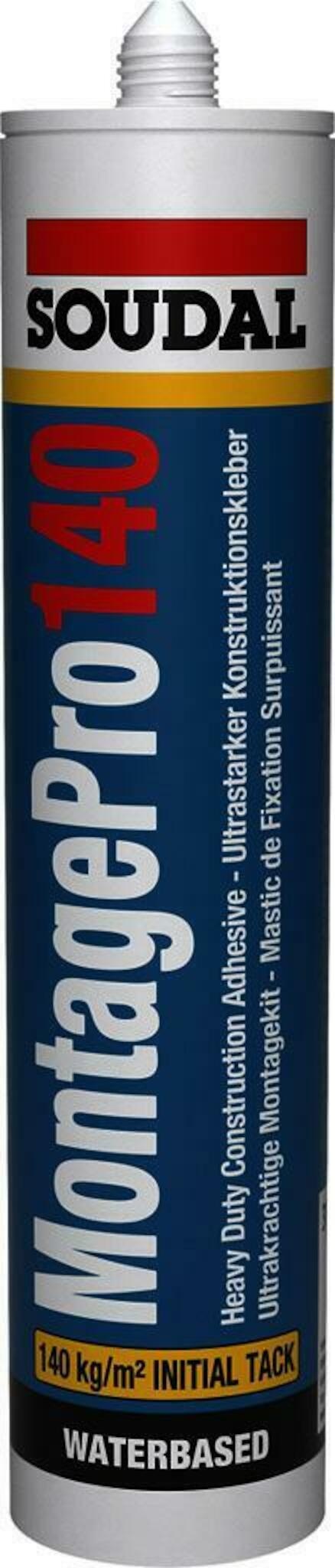 Adhésif de construction Soudal MontagePro 140; 310 ml; 400 g