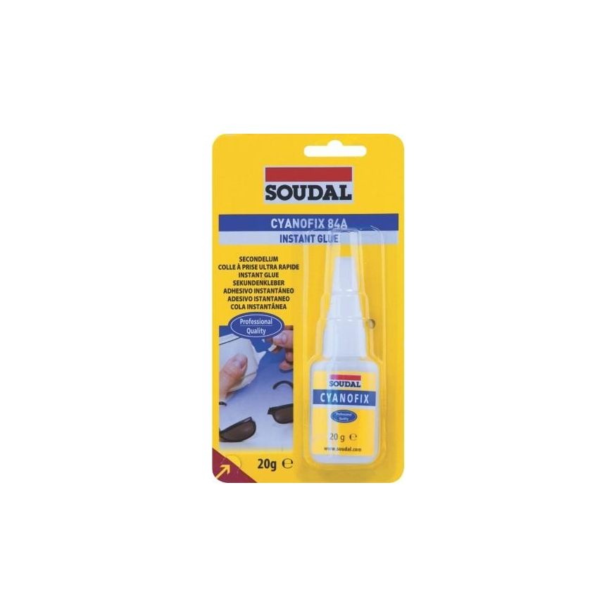 Cianoakrilate colle Soudal 118049; 20 g