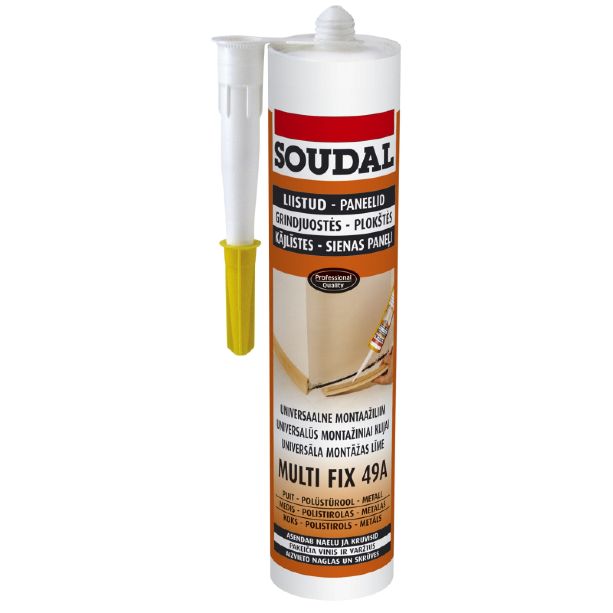 Adhésif de construction Soudal 49A; 280 ml