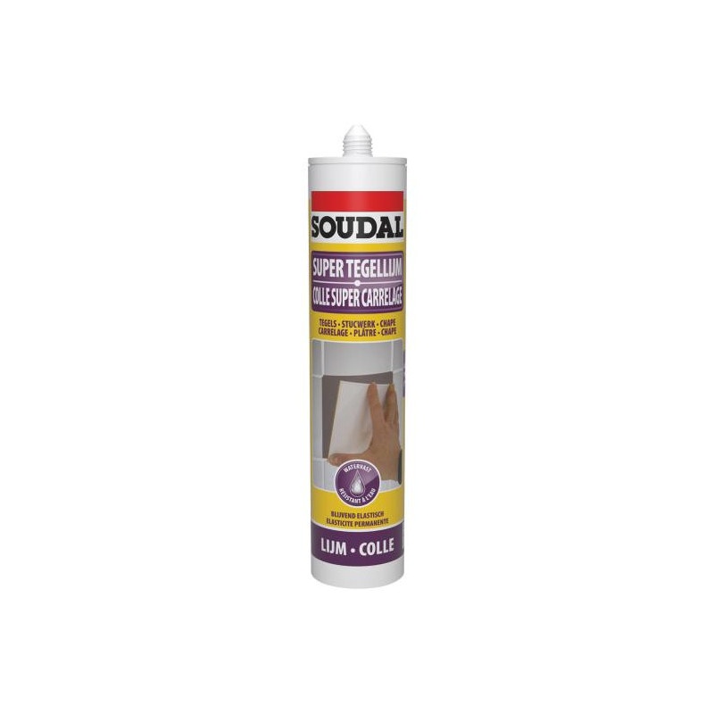 Adhésif de construction Soudal Super Tile Adhesive 24A; 310 ml