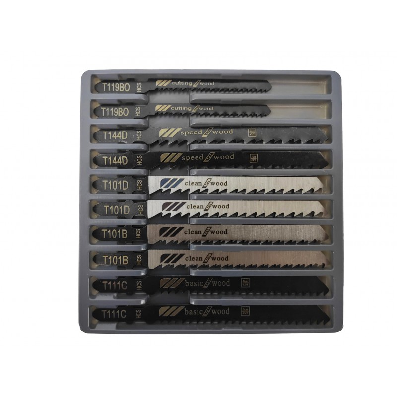 Lames pour scie sauteuse AWTools AW49720; HCS; 10 unités