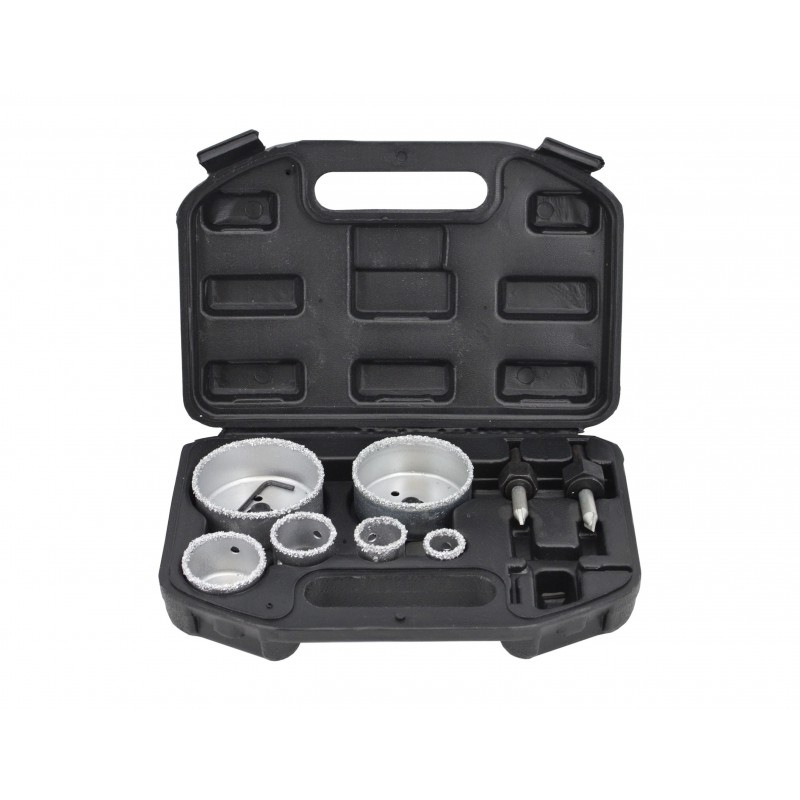 Jeu de forets de centrage AWTools AW47320; TCT; 22-73 mm; 9 unités