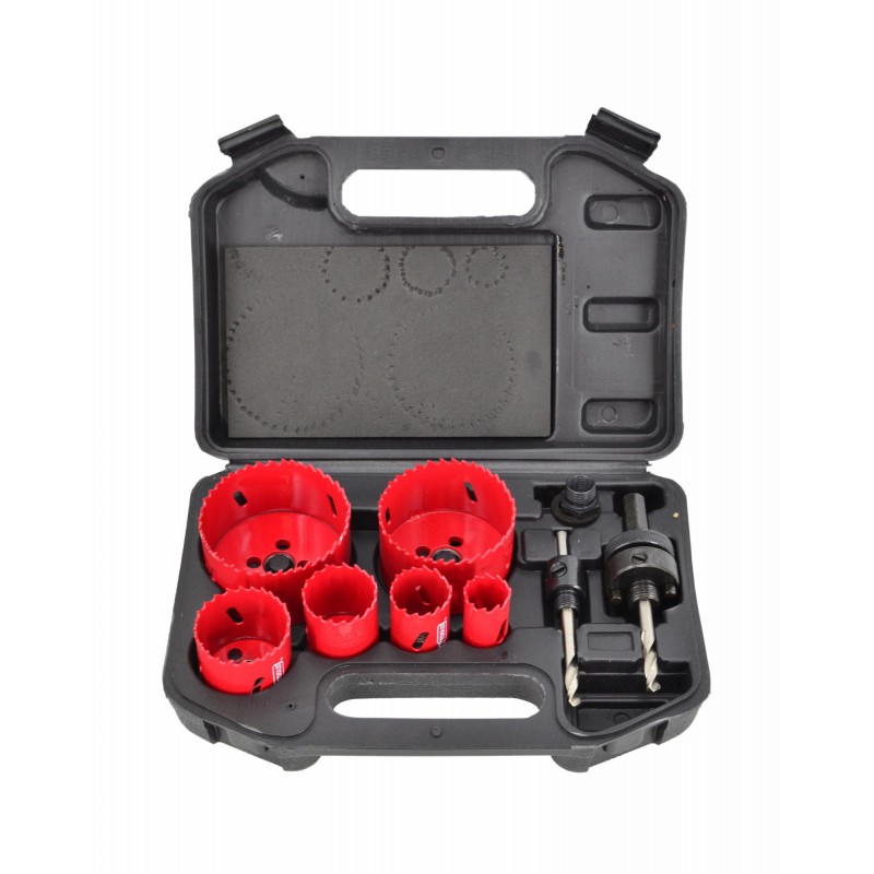 Jeu de scie AWTools AW49660; Bi-metal; 22-73 mm; 8 unités