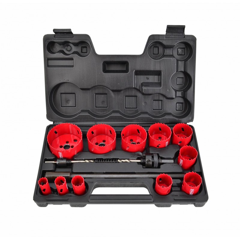 Jeu de scie AWTools AW49661; Bi-metal; 19-76 mm; 15 unités