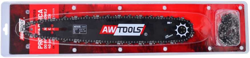 Barre de scie et chaîne AWTools AW80159BL; 40 cm; .325''; 66; 1,3 mm