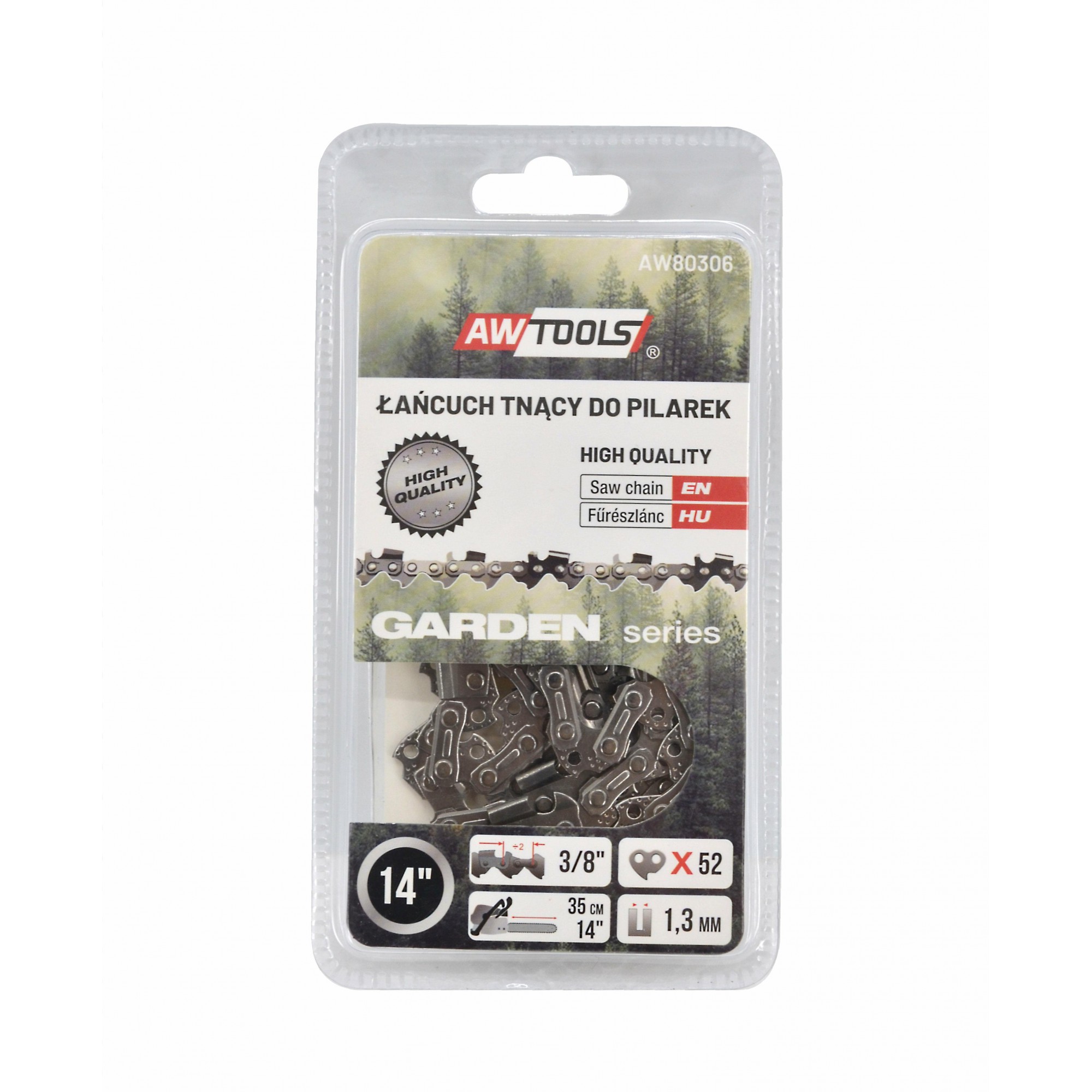 Chaîne de scie AWTools AW80310; 15''; 37,5 cm; .325''; 64; 1,5 mm