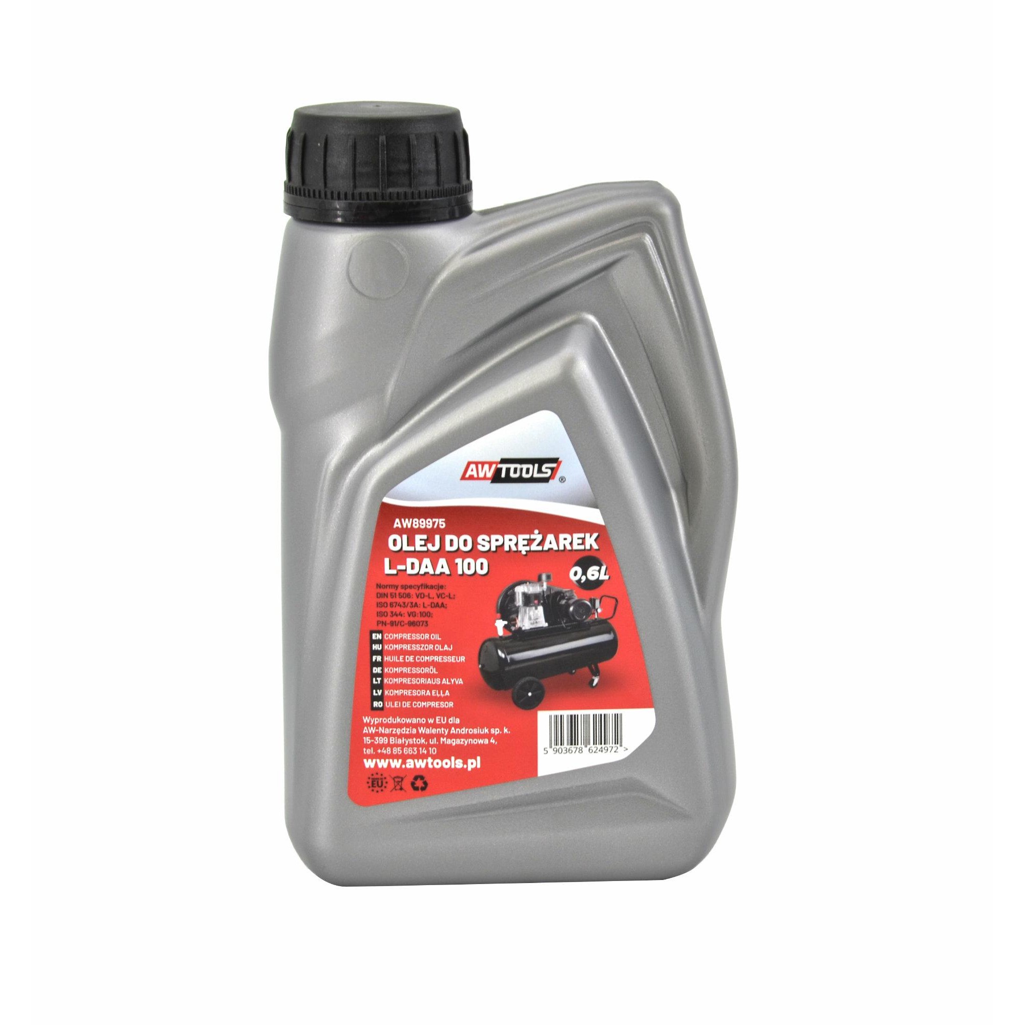 Huile pour compresseurs AWTools AW89975; L-DAA 100; 0,6 l