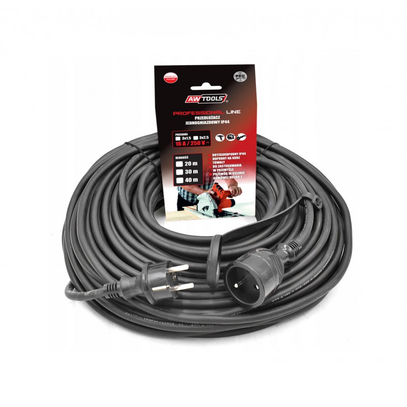 Câble AWTools AW70243; IP44; 5x2,5 mm²; 20 m