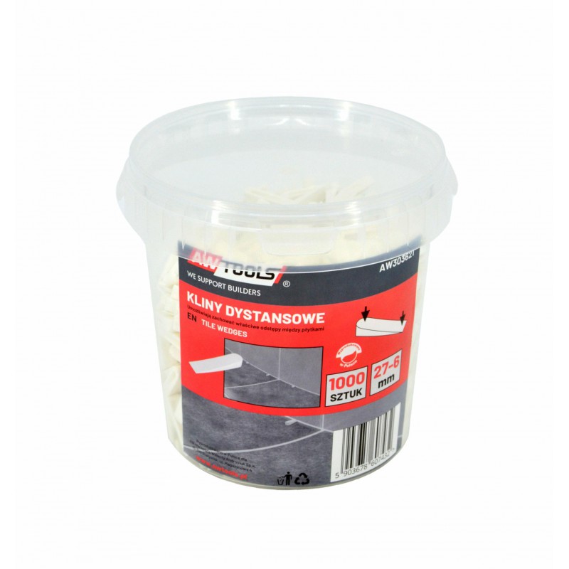 Coin de tuile AWTools AW303621; 27x6 mm; 1000 unités