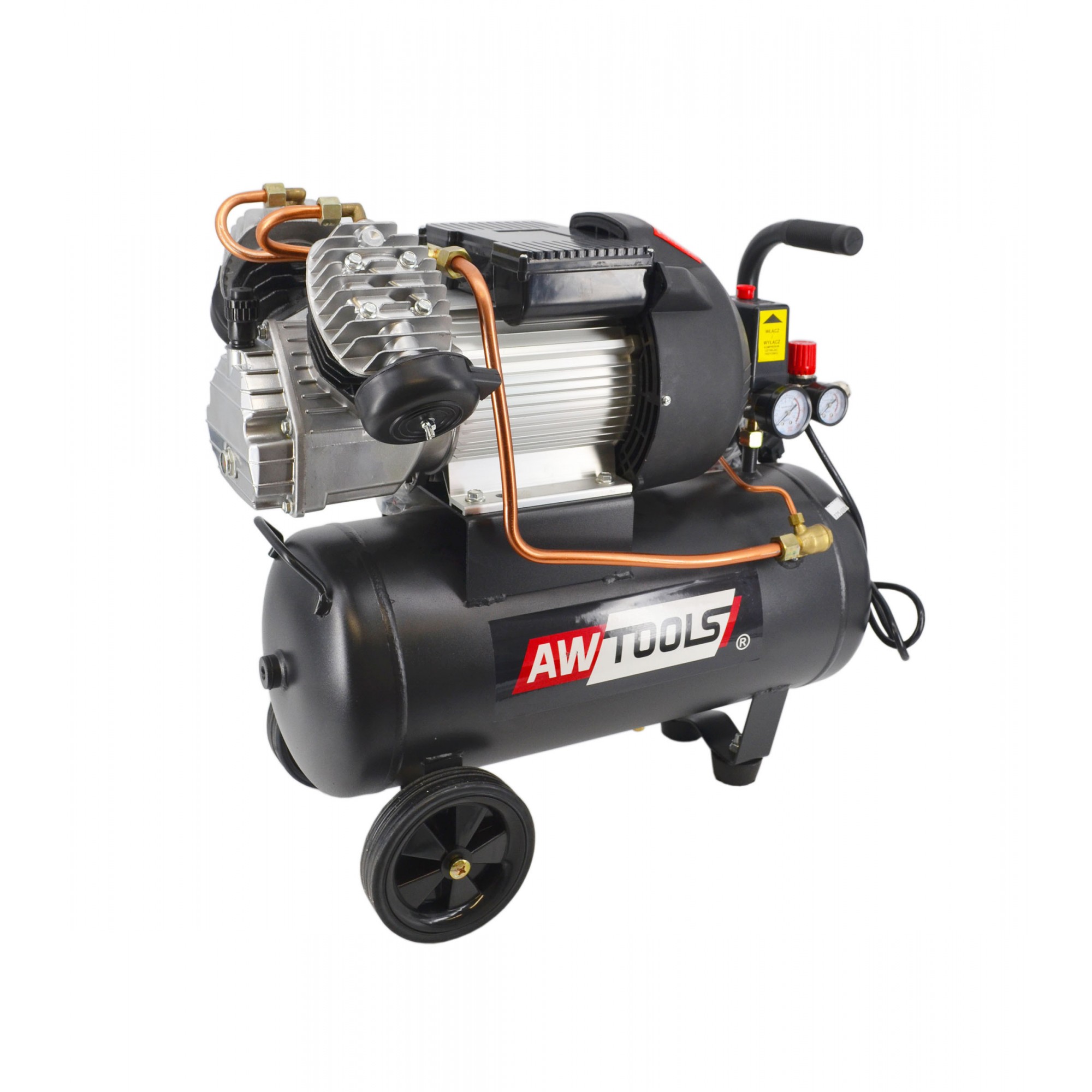Compresseur d'air lubrifié à l'huile AWTools AW10003; 230 V; 2,2 kW; 8 bar; 50 l