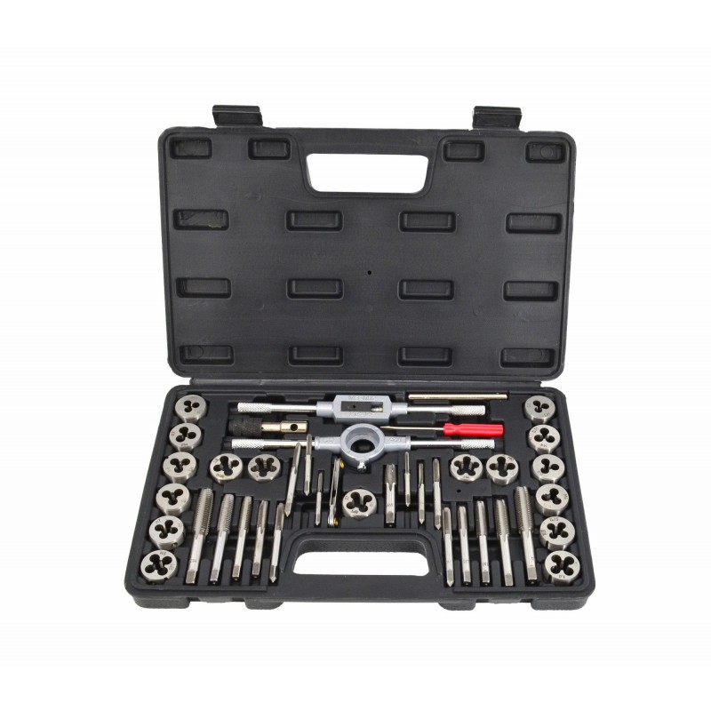 Robinet et jeu de matrice AWTools AW20415; M3-M12; 40 unités