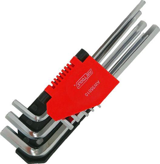 Clé hexagonale AWTools AW35010BL; 1,5-10 mm; 9 unités
