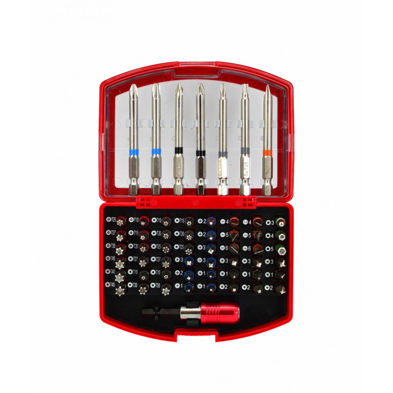 Jeu d'accessoires de tournevis AWTools AW37925; 56 unités