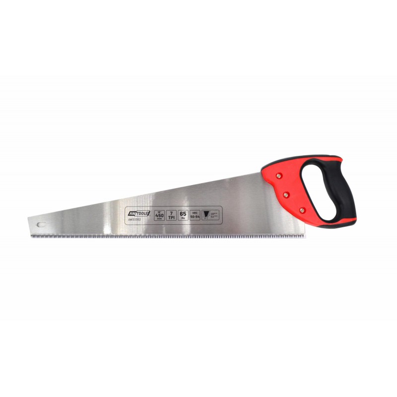 Scie manuelle AWTools AW33302; 7TPI; 450 mm pour le bois