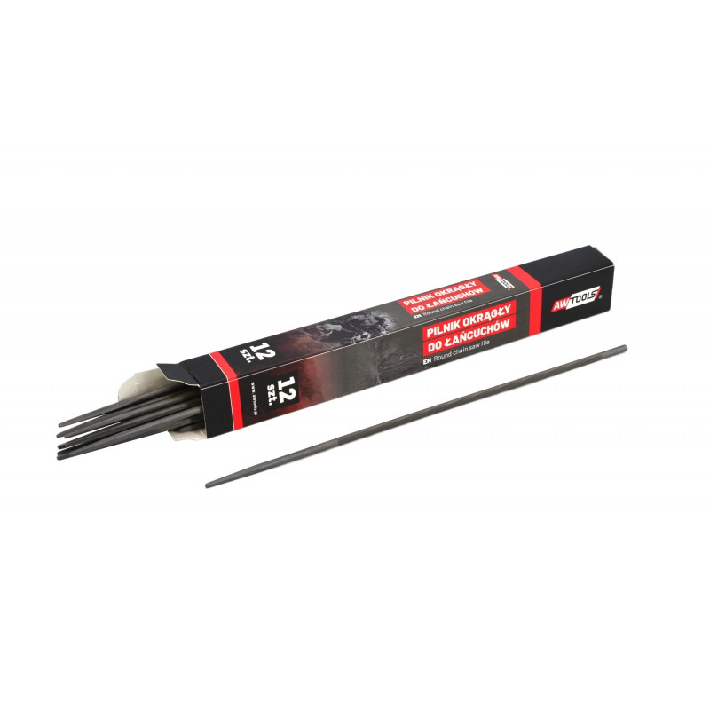 Lime pour tronçonner les chaînes de tronçonneuse AWTools AW80202; 325''; 4,5 mm; 200 mm; 12 unités