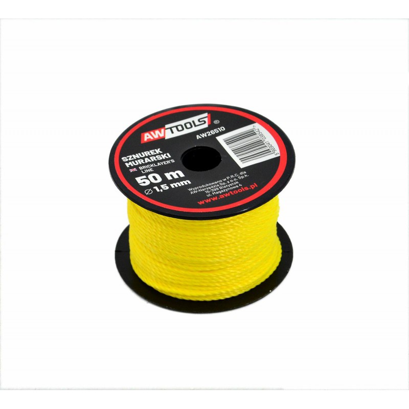 Corde en polypropylène AWTools AW26512; 100 m