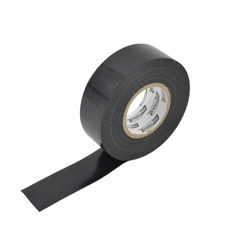 Ruban isolant AWTools AW25500; 12 mmx10 m noir