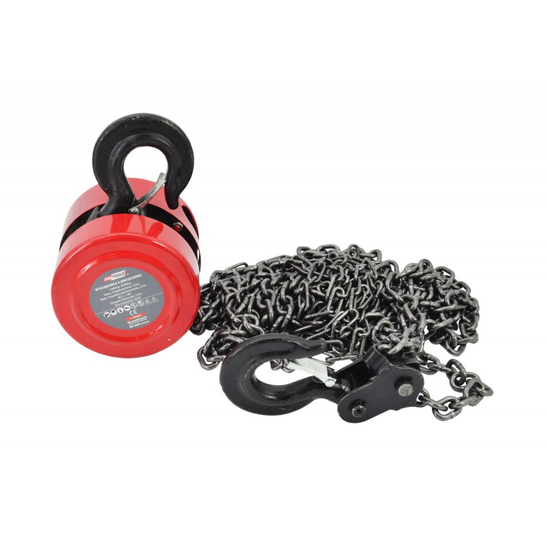Soulevez le ''treuil'' AWTools AW72002; 6x8 mm; 2,5 m; 2000 kg