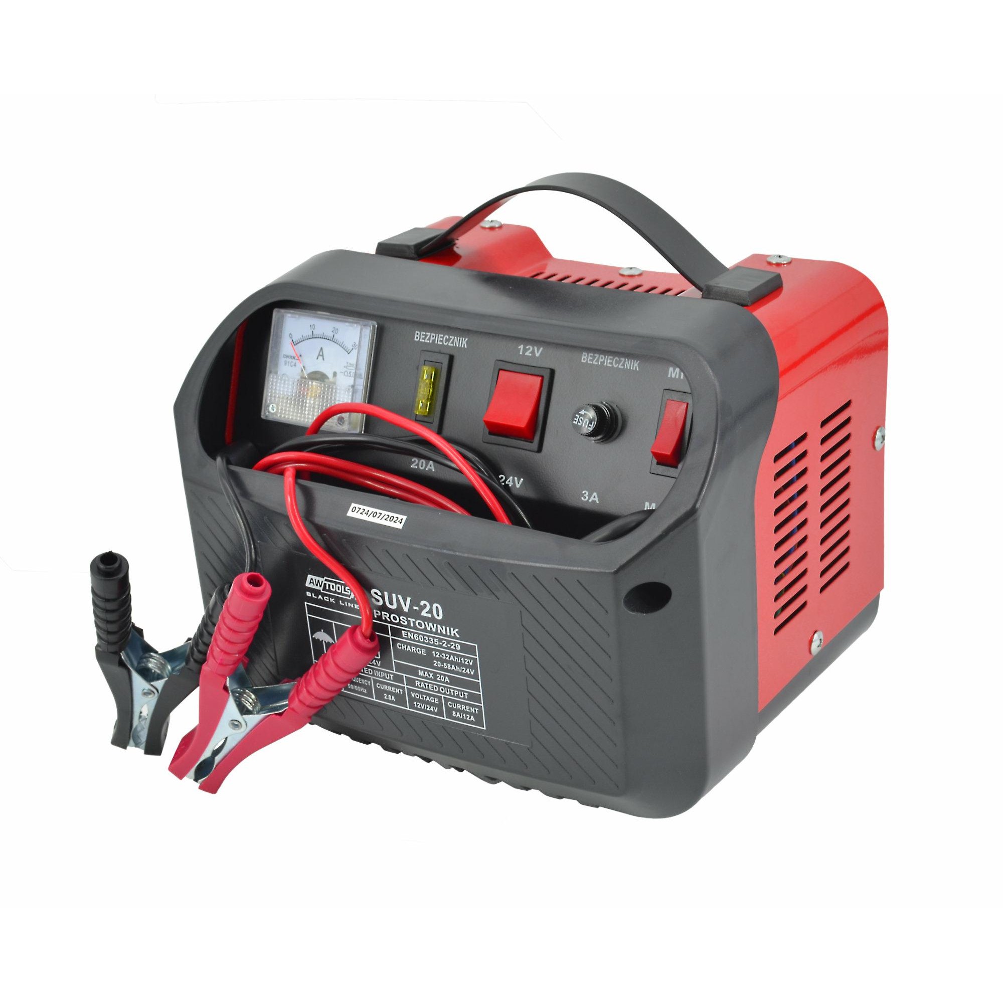 Chargeur AWTools AW16250BL; 12/24 V; 20 A; IP20