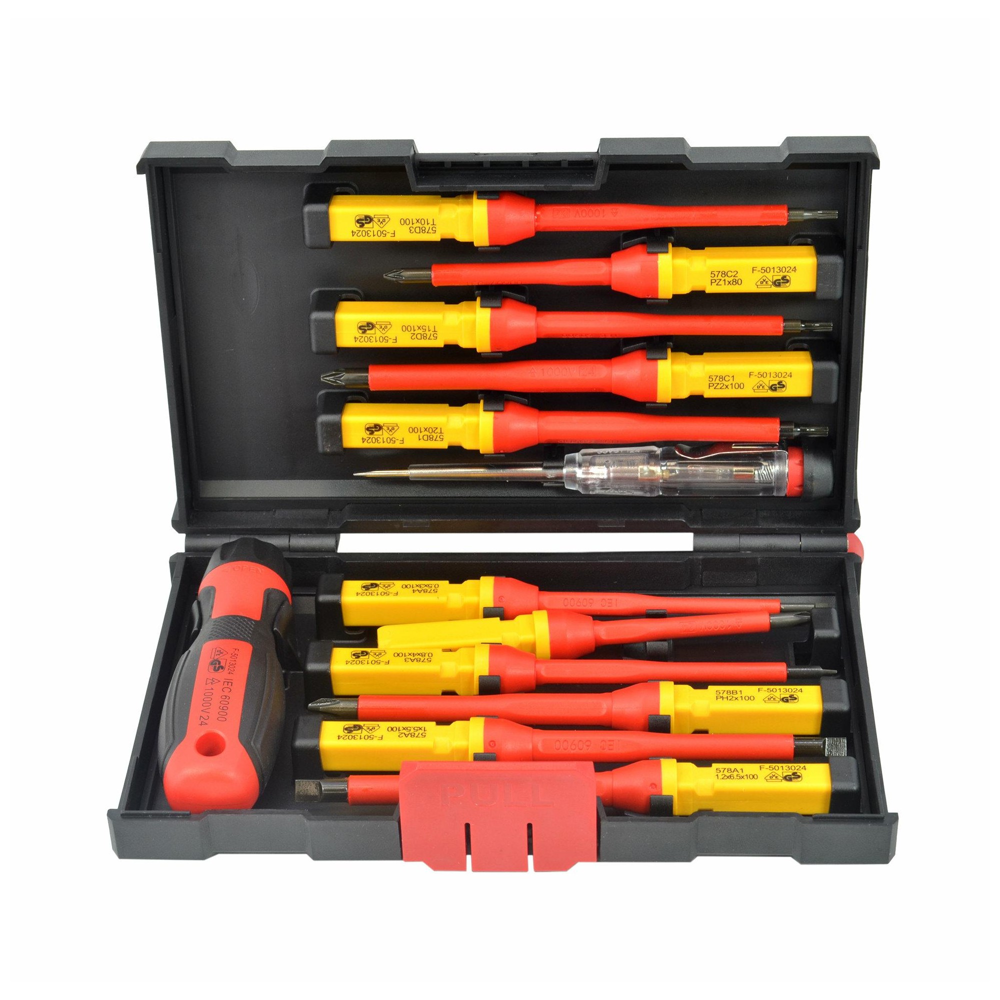 Ensemble de tournevis AWTools AW36989; VDE; 1000V; 13 unités