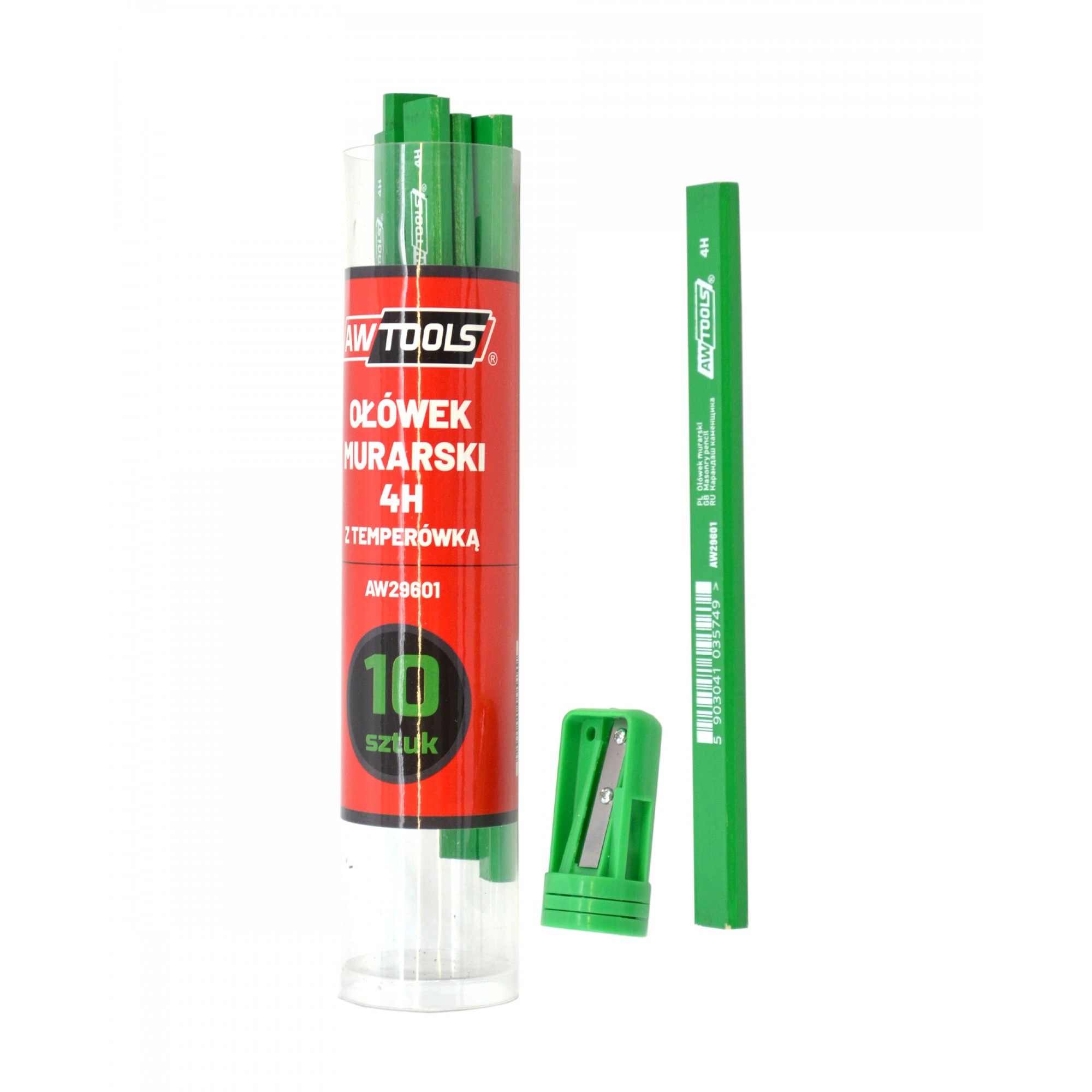 Crayon AWTools AW29601; 175 mm; 10 unités
