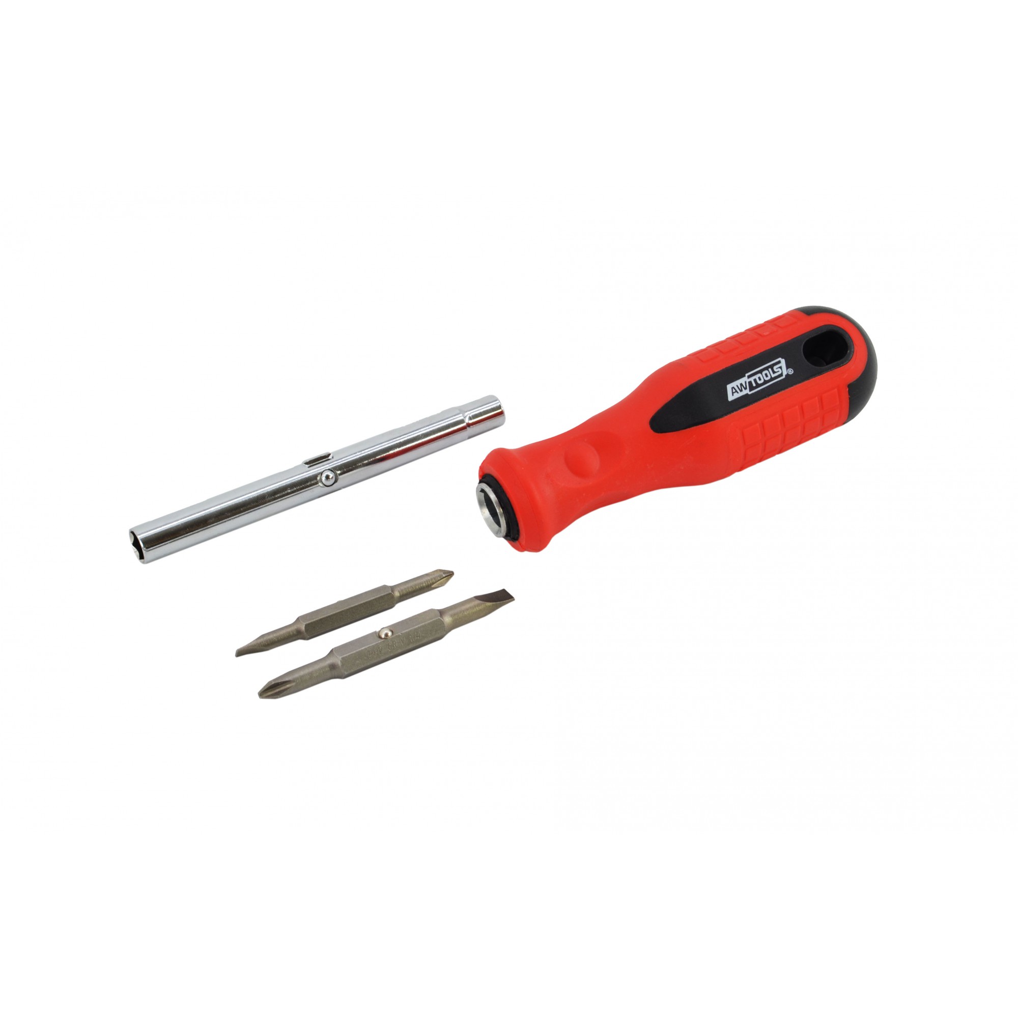 Tournevis manuel / ciseau AWTools AW36800; 2xSL; 2xPH; cruciforme, plat