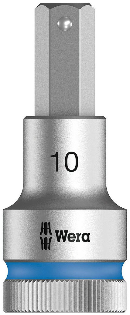 Clé à douille Wera WE05003825001; HEX; 1/2''; 10x60 mm
