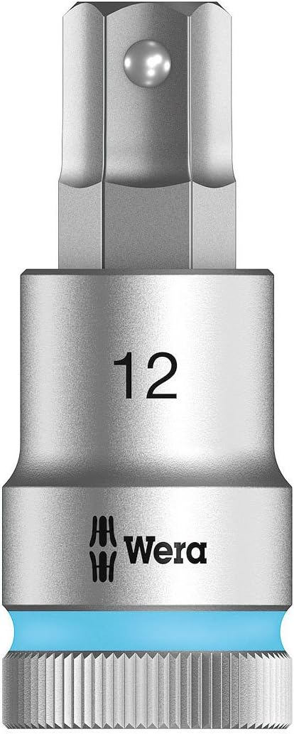 Clé à douille Wera WE05003826001; HEX; 1/2''; 12x60 mm