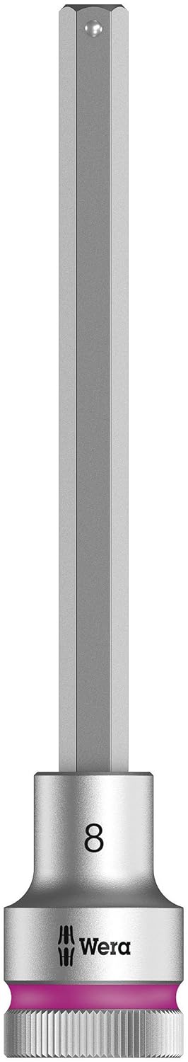 Clé à douille Wera WE05003844001; HEX; 1/2''; 8x140 mm