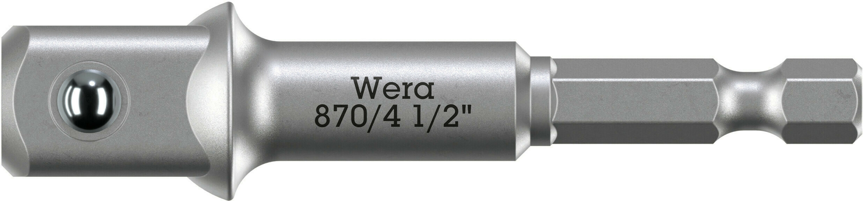 Adaptateur Wera WE05138006001; 1/4''x1/2''; 72 mm