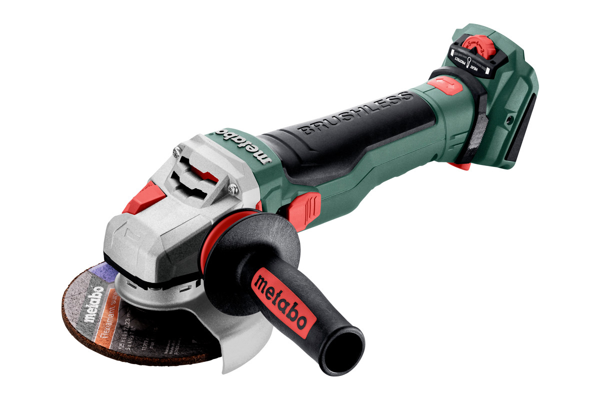 Meuleuse d'angle sans fil Metabo WVB 18 LTX BL 15-125 Quick; 18 V (sans batterie et chargeur)