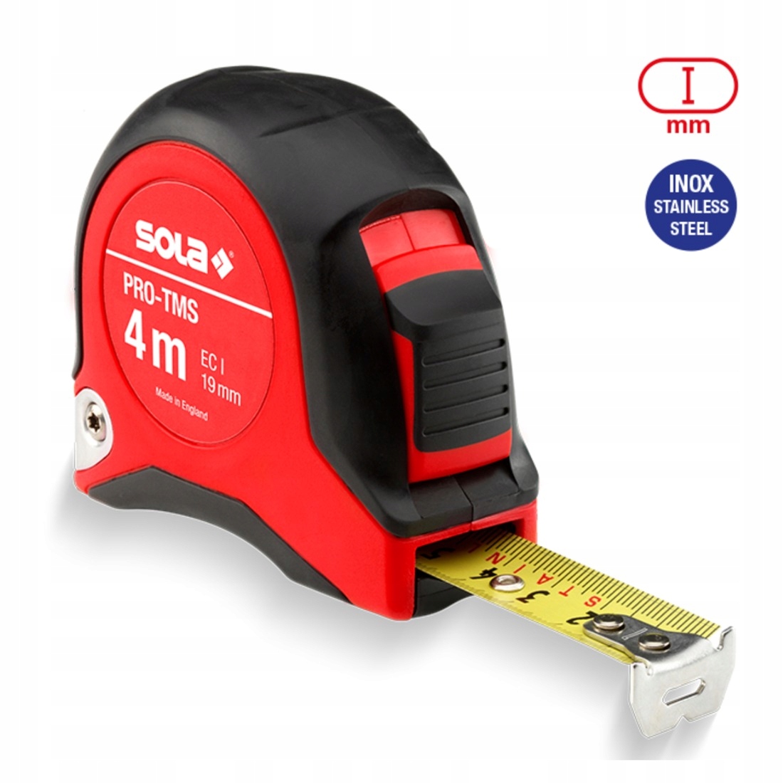 Mètre ruban Sola PRO-TMS4; 4 m