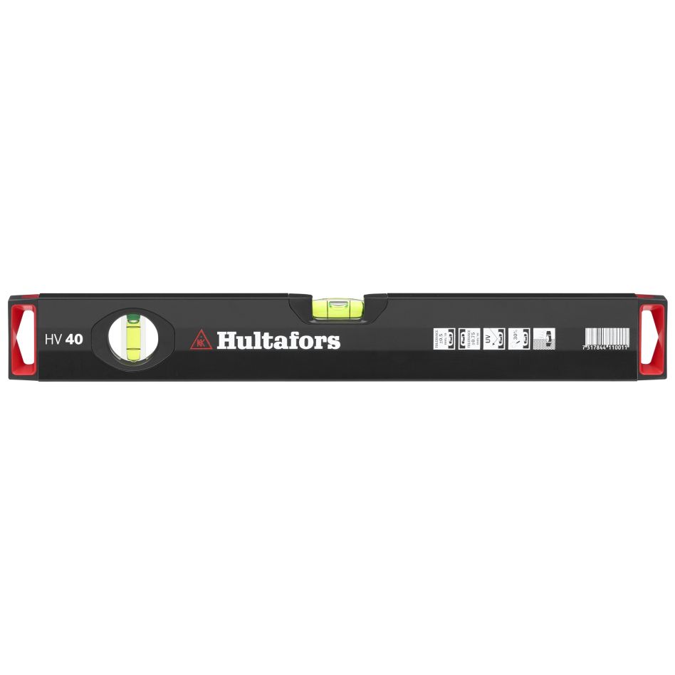 Niveau tubulaire Hultafors HV40; 25,3x51,5 mm; 400 mm